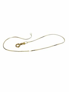 14K Solid Yellow Gold Bracelet - S Link - 7 inch length - estate vintage